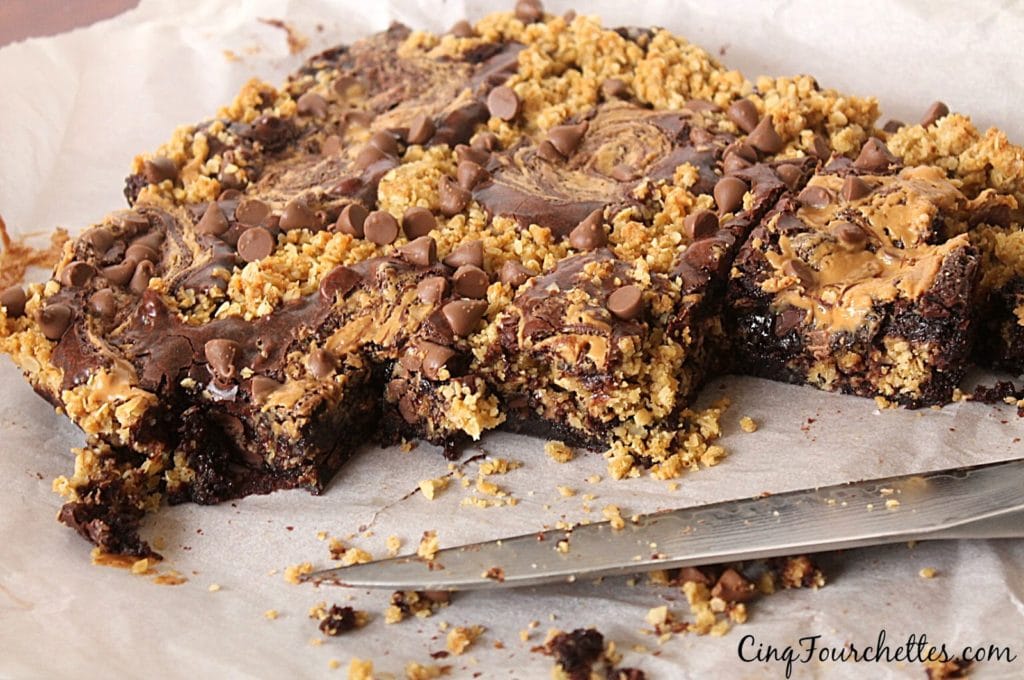 Des brownies aux... biscuits! - Cinq Fourchettes