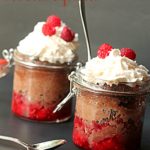 Pouding aux framboises à la crème glacée - Cinq Fourchettes