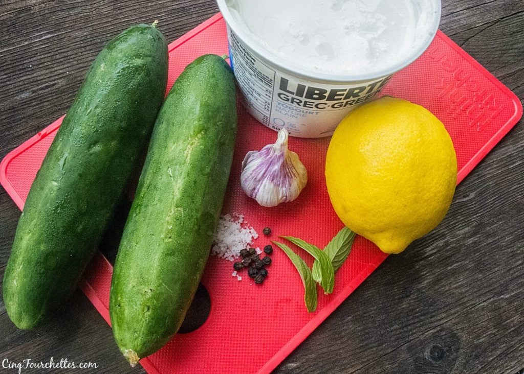 Cuisiner en solo : Tzaziki au yogourt maison - Cinq Fourchettes