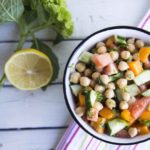 Salade de légumes et pois chiches / Cinq Fourchettes