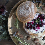 Pain farci au dindon, brie et bleuets /Cinq Fourchettes
