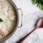 Soupe crémeuse à la dinde et aux pommes de terre / Cinq Fourchettes