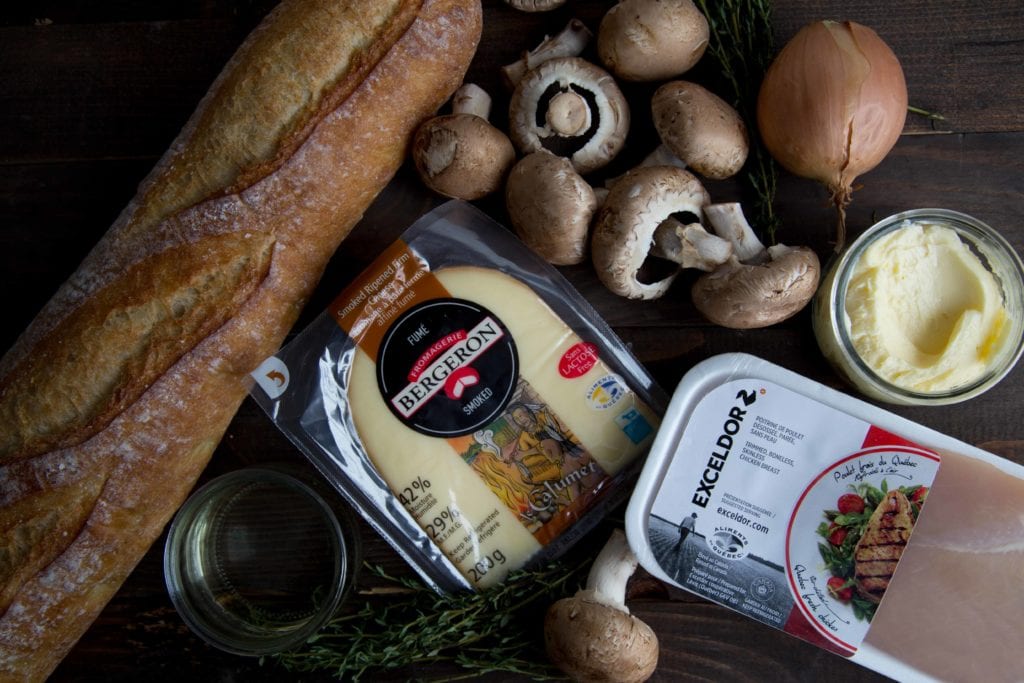 Grilled cheese au poulet et fromage le Calumet / Cinq Fourchettes