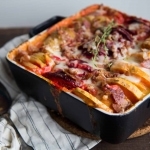 Gratin de légumes racines Cinq Fourchettes