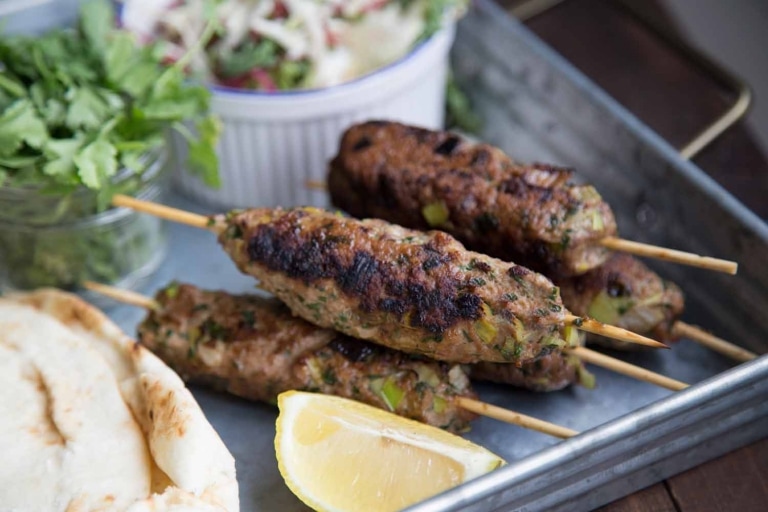 keftas au poulet poireaux recette bbq facile à faire cinq fourchettes
