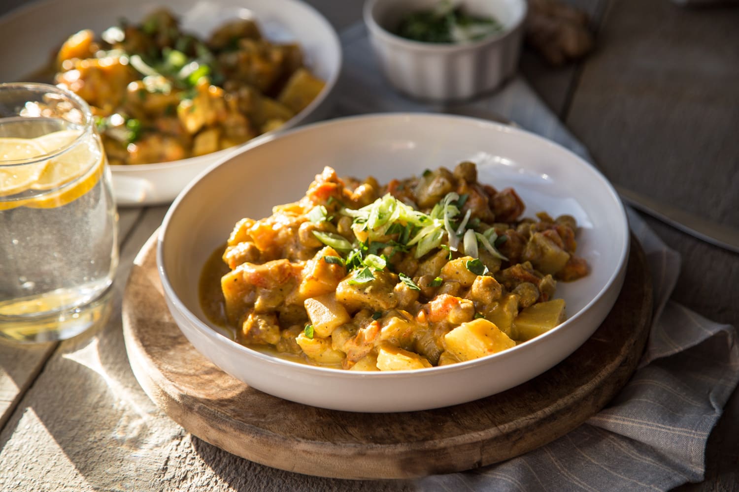 cari aux pois chiches mijoteuse cinq fourchettes recette