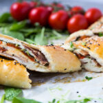 stromboli prosciutto fromage pizza Cinq Fourchettes recette