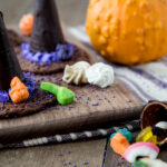 chapeaux de sorcières Halloween dessert Cinq Fourchettes