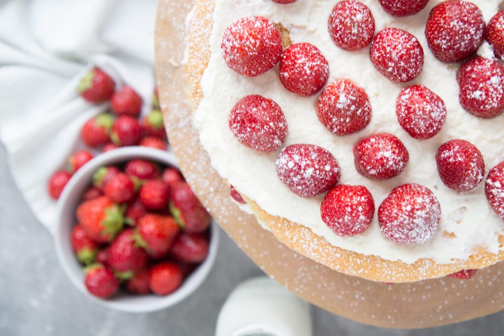 shortcake fraises strawberry recette recipe Cinq Fourchettes