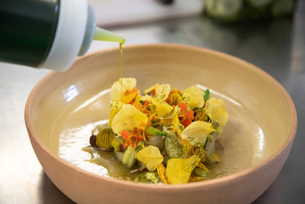 ceviche de flétan recette frederick boucher recipe cinq fourchettes