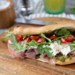 pizza sandwich trend repas recette recipe Cinq Fourchettes burrata