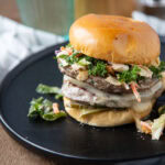 burger de canard bbq salade de choux ranch buffalo recette recipe duck été summer Cinq Fourchettes