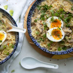 soupe ramen crémeuse aux shitake recette recipe cinq fourchettes