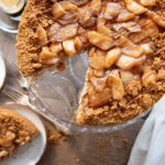gateau au fromage pommes cinq fourchettes automne recette recipe fall cheesecake apple