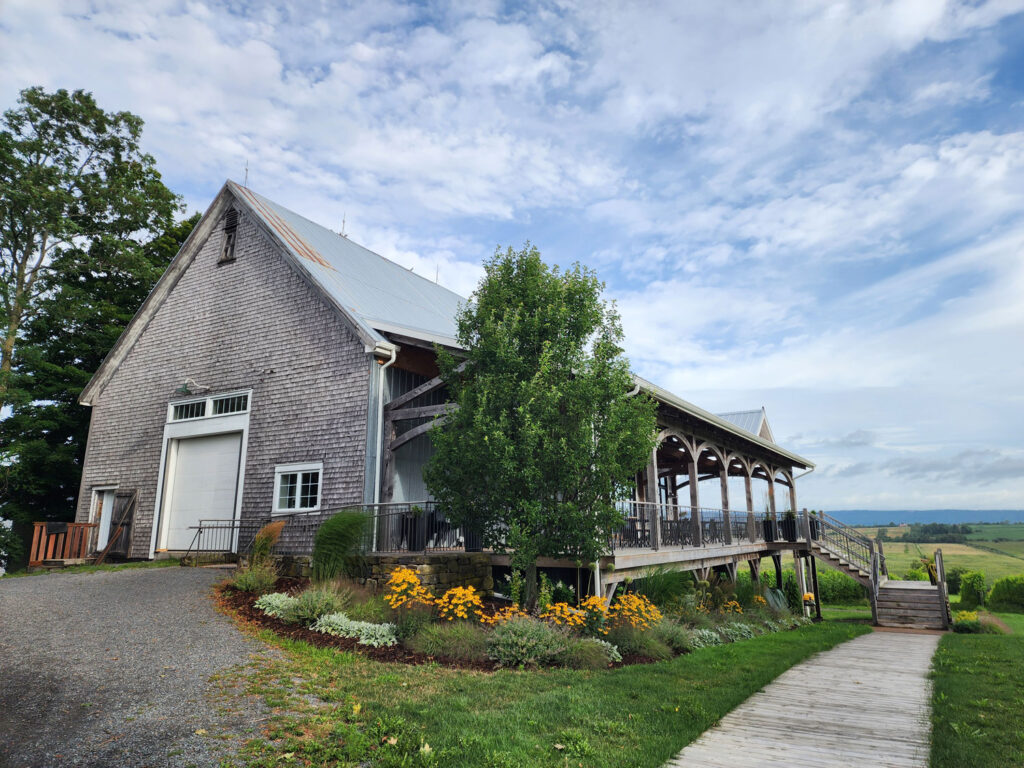 Planters ridge winery Nova Scotia Nouvelle Écosse cinq fourchettes voyage
