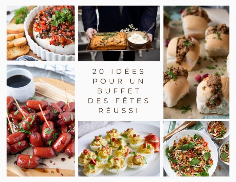 20 idées de recettes pour un buffet des fêtes réussi cinq fourchettes