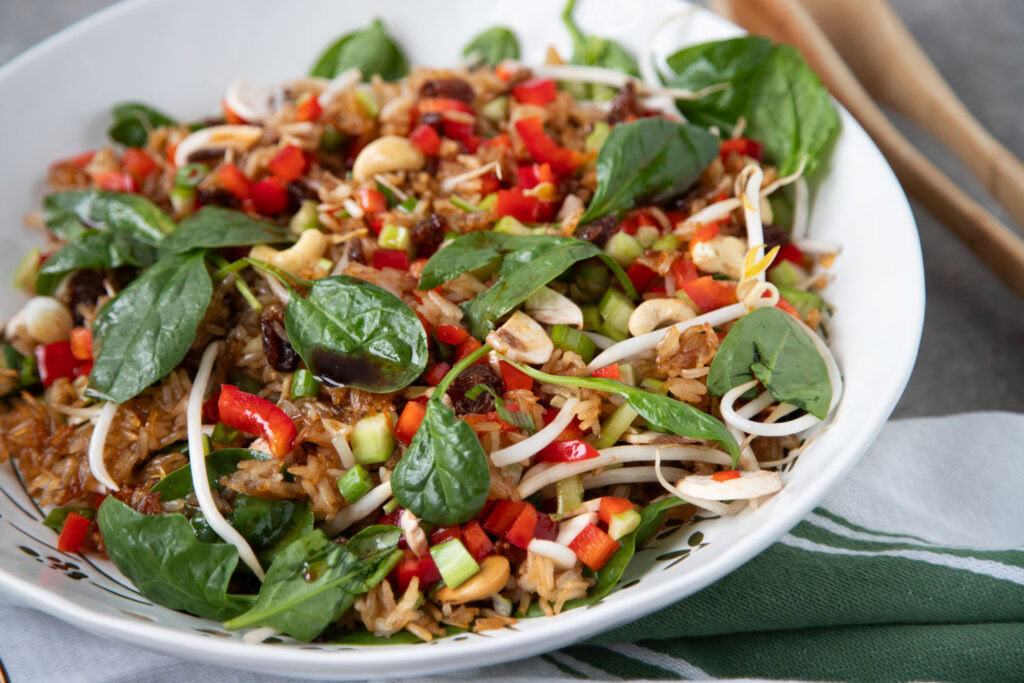 salade d'amour recette buffet recette riz croquant cinq fourchettes