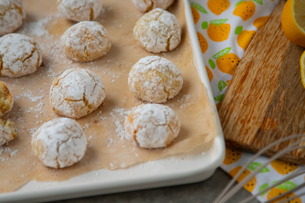 amaretti citron facile sans gluten biscuits recette Cinq Fourchettes