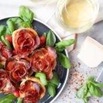 fleurs roses bouquet pizza cinq fourchettes saint valentin recettes