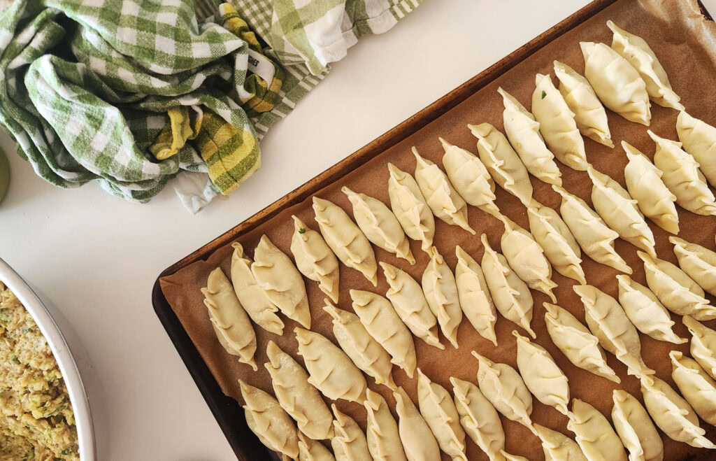 dumpling recette casserole bake recette facile un plat one pot cinq fourchettes