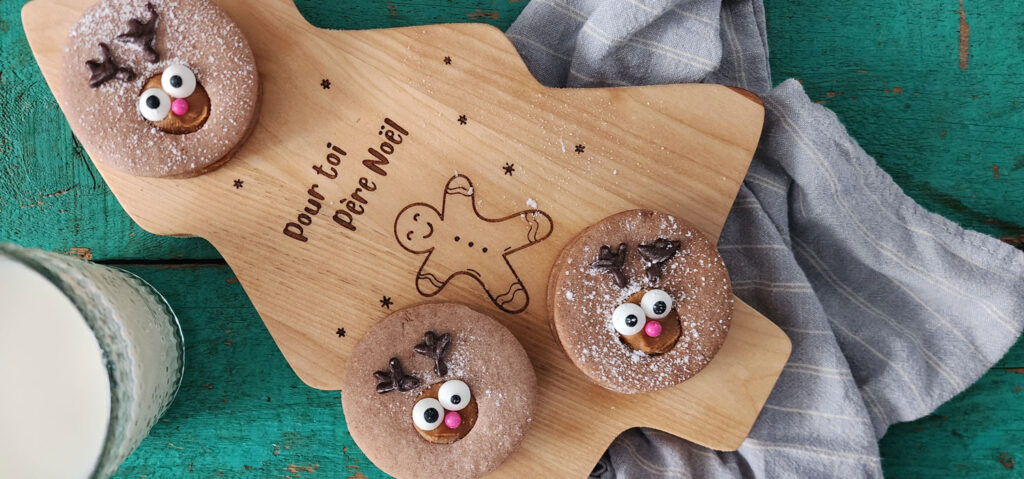 biscuits renne recette cinq fourchettes Noel