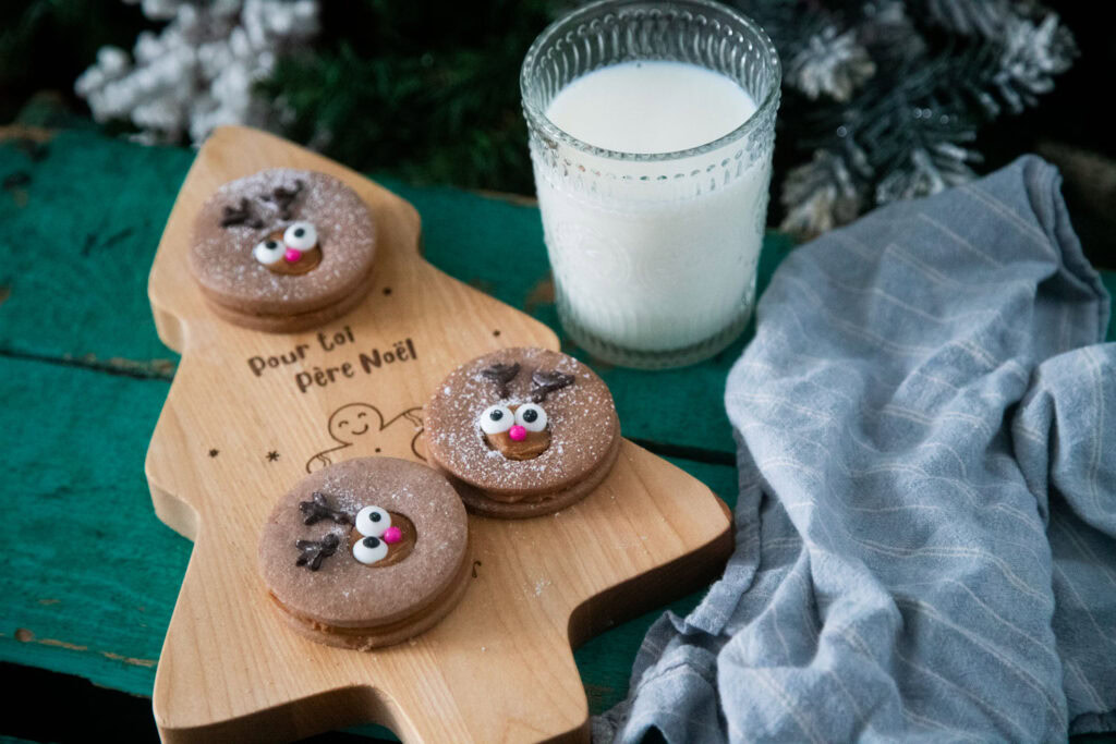 biscuits renne recette cinq fourchettes Noel