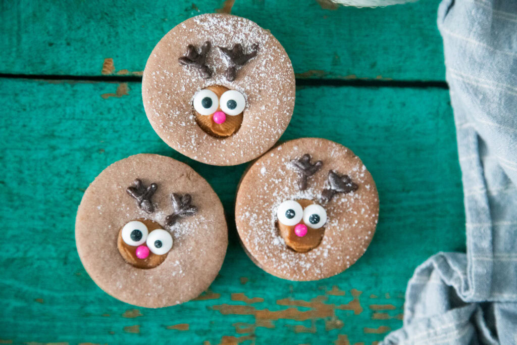 biscuits renne recette cinq fourchettes Noel