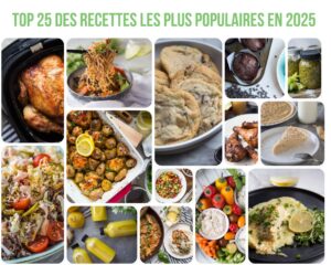 top 25 des recettes les plus populaires en 2025 Cinq Fourchettes