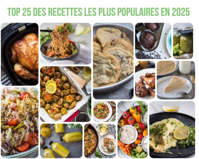 top 25 des recettes les plus populaires en 2025 Cinq Fourchettes