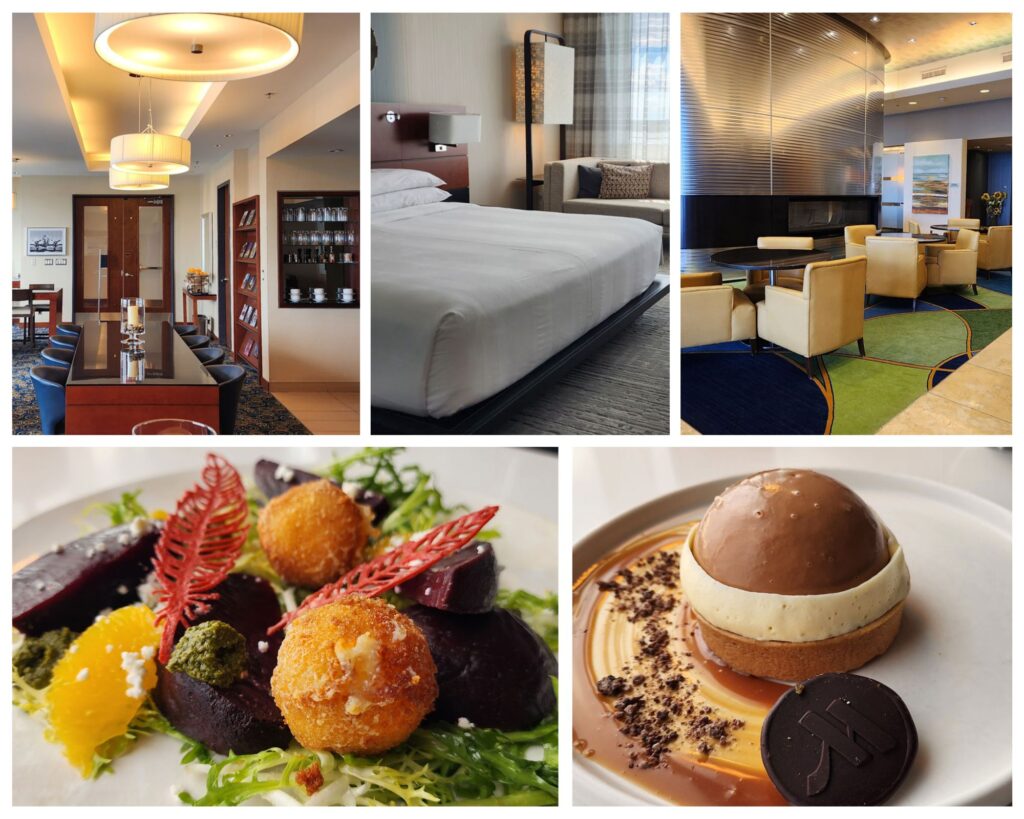 YUL aéroport hotel Montréal Marriott restaurant voyage cinq fourchettes